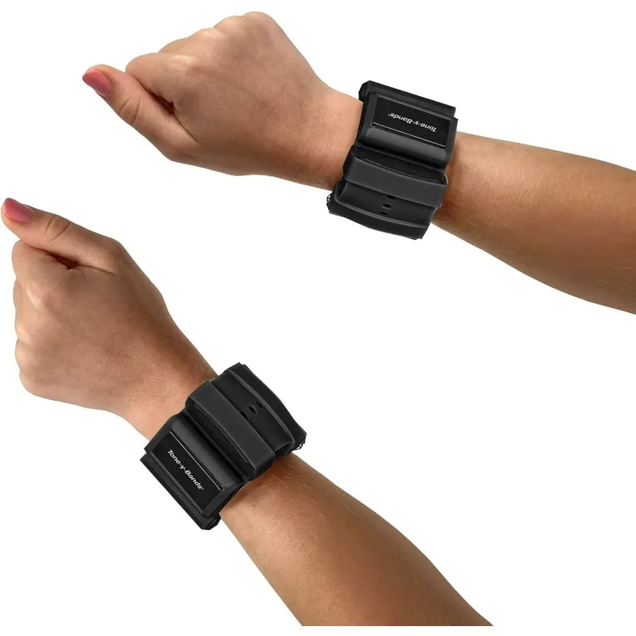 Adjustable 1 LB Wrist Weights Set of 2 Wrist Weights Removable Weighted Pegs Wearable Weights Perfect for Zumba, Dance, Pilates,